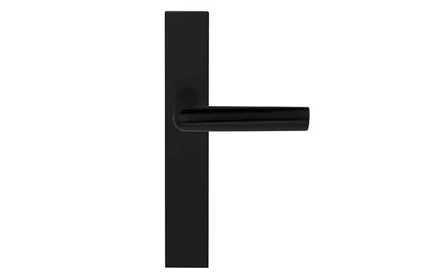 Deurkruk op schild Mat zwart pvd Inc Piet Boon PBI102P236SFC